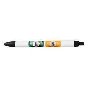 SlipperyJoe's 69 hard pool table two billiard ball Pen