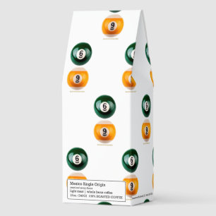 SlipperyJoe's 69 hard pool table two billiard ball Roasted Coffee