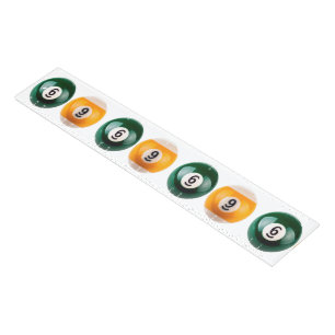 SlipperyJoe's 69 hard pool table two billiard ball Ruler