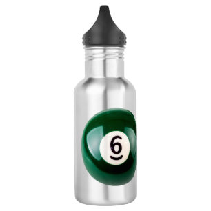 SlipperyJoe's 69 hard pool table two billiard ball Stainless Steel Water Bottle