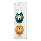 SlipperyJoe's 69 hard pool table two billiard ball Uncommon Google Pixel Case (Back/Left)