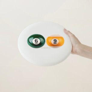 SlipperyJoe's 69 hard pool table two billiard ball Wham-O Frisbee