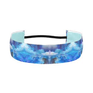 SlipperyJoe's abstract cloud artwork colorful surr Athletic Headband