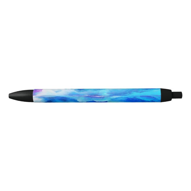 SlipperyJoe's abstract cloud artwork colorful surr Pen (Front)