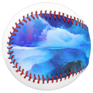 SlipperyJoe's abstract cloud artwork colorful surr Softball