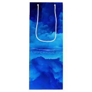 SlipperyJoe's abstract cloud artwork colorful surr Wine Gift Bag