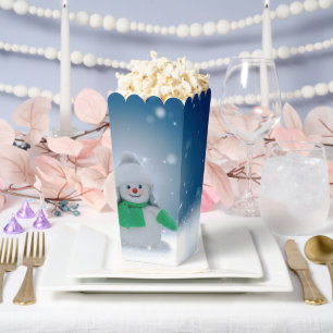 SlipperyJoe's adorable Christmas snowman character Favor Boxes