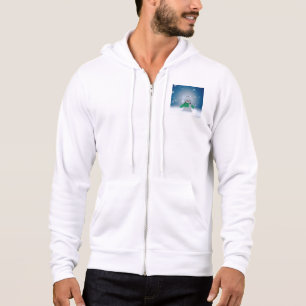 SlipperyJoe's adorable Christmas snowman character Hoodie