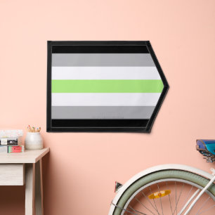 SlipperyJoe's Agender Pride Flag gay gifts LGBTQIA