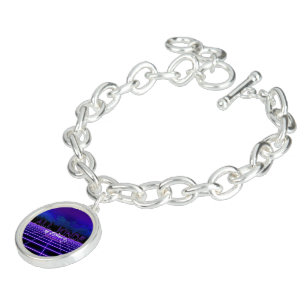 SlipperyJoe's all kinds wrong bold 3D text retro 1 Bracelet