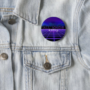 SlipperyJoe's all kinds wrong bold 3D text retro 1 Button
