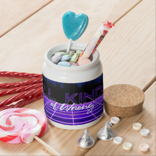 SlipperyJoe's all kinds wrong bold 3D text retro 1 Candy Jar