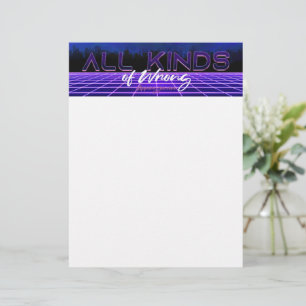SlipperyJoe's all kinds wrong bold 3D text retro 1 Letterhead