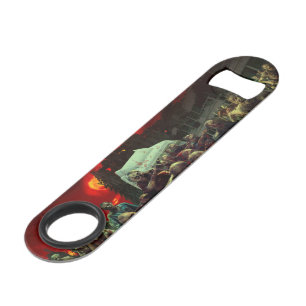 SlipperyJoe's apocalyptic Halloween scene large gr Bar Key