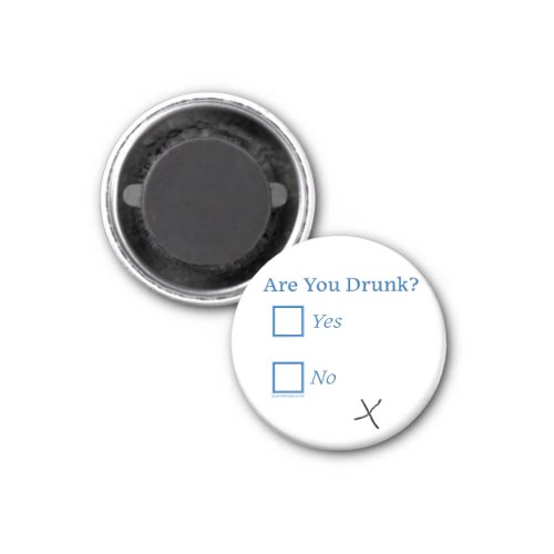 SlipperyJoes Are You Drunk hammered check boxes c Magnet