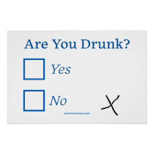 SlipperyJoe's are you drunk humorous slightly sarc Poster