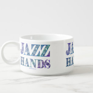 SlipperyJoe's artistic Jazz Hands vibrant colors d Bowl
