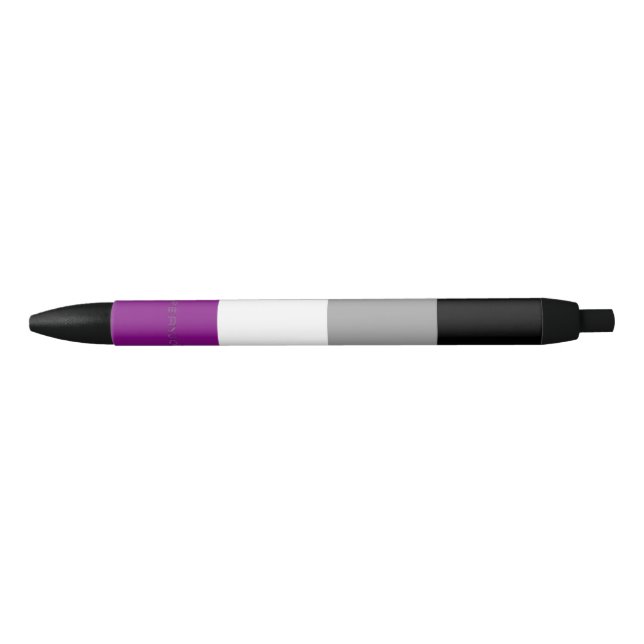 SlipperyJoe's asexual pride flag emphasizing inclu Pen (Front)