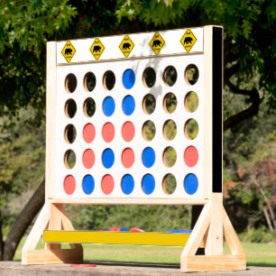 SlipperyJoe's bear crossing sign bear silhouette w Fast Four