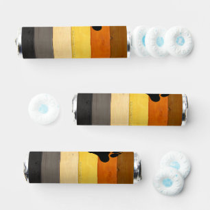 SlipperyJoe's Bear Pride flag wooden floor texture Breath Savers® Mints