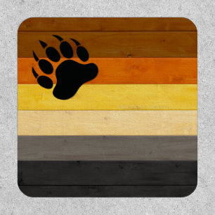 SlipperyJoe's Bear Pride flag wooden floor texture Patch
