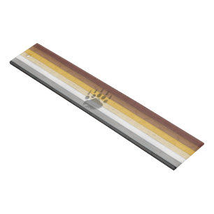 SlipperyJoe's Bear Pride flag wooden floor texture Ruler