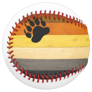 SlipperyJoe's Bear Pride flag wooden floor texture Softball