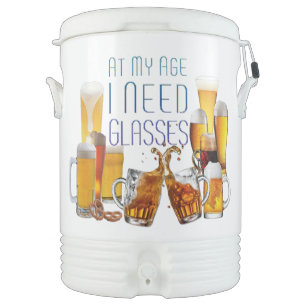 SlipperyJoe's beer glasses pilsner glasses steins  Beverage Cooler