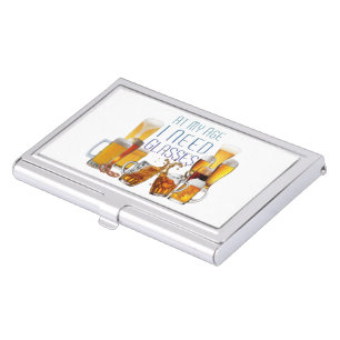 SlipperyJoe's beer glasses pilsner glasses steins  Business Card Case