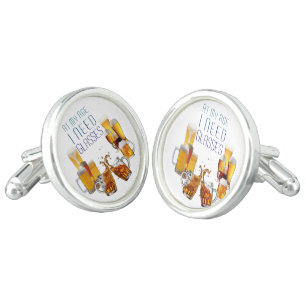 SlipperyJoe's beer glasses pilsner glasses steins Cufflinks