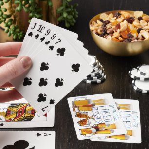 SlipperyJoe's beer glasses pilsner glasses steins Poker Cards