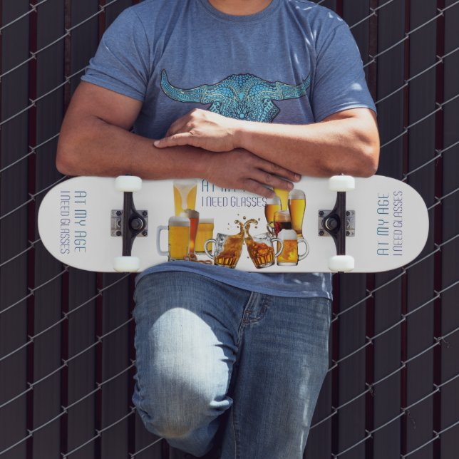 SlipperyJoe's beer glasses pilsner glasses steins  Skateboard (Outdoor 3)
