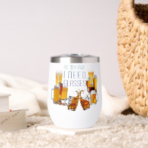 SlipperyJoe's beer glasses pilsner glasses steins  Thermal Wine Tumbler