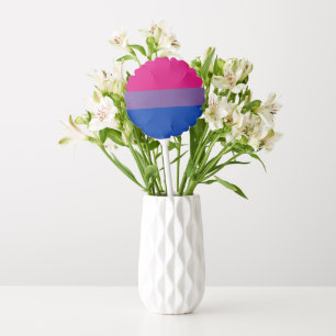 SlipperyJoe's Bisexual Pride Flag colors magenta l Balloon