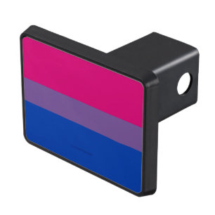 SlipperyJoe's Bisexual Pride Flag lavender-pink bl Hitch Cover