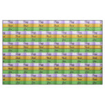 SlipperyJoe's bold Mardi Gras theme purple gold gr Fabric
