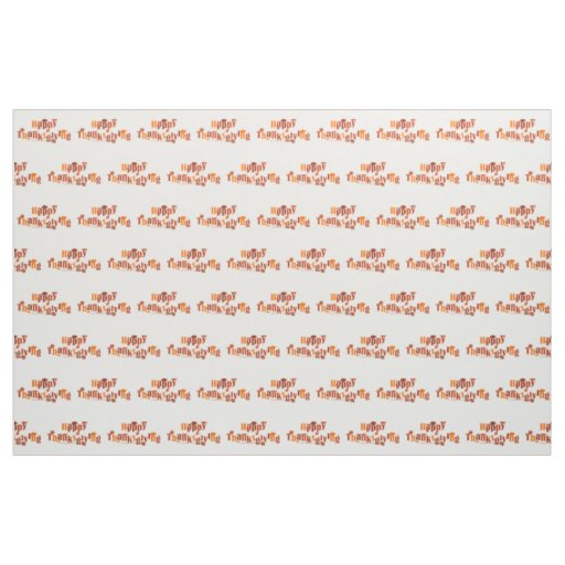 SlipperyJoe's bright festive Thanksgiving graphic  Fabric