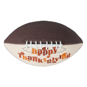 SlipperyJoe's bright festive Thanksgiving graphic  Football