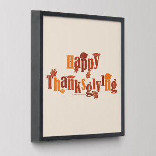 SlipperyJoe's bright festive Thanksgiving graphic Peel And Stick Photo Tile
