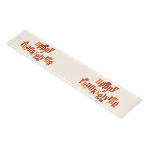 SlipperyJoe's bright festive Thanksgiving graphic Ruler