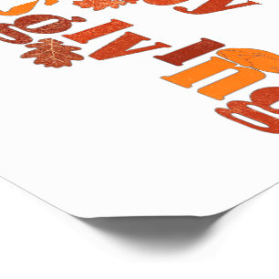 SlipperyJoe's bright festive Thanksgiving graphic Temporary Tattoos
