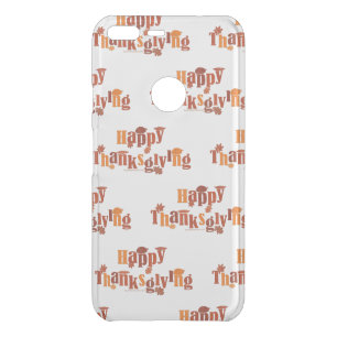 SlipperyJoe's bright festive Thanksgiving graphic  Uncommon Google Pixel XL Case