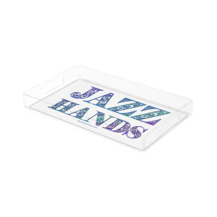 SlipperyJoe's broadway musical Jazz Hands queer ca Acrylic Tray