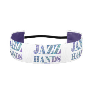 SlipperyJoe's broadway musical Jazz Hands queer ca Athletic Headband