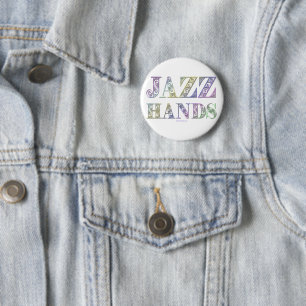 SlipperyJoe's broadway musical Jazz Hands queer ca Button