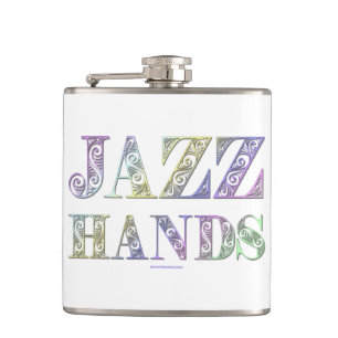 SlipperyJoe's broadway musical Jazz Hands queer ca Flask