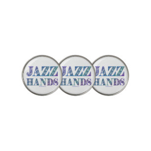 SlipperyJoe's Broadway musical Jazz Hands queer ca Golf Ball Marker