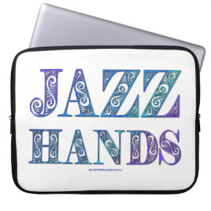 SlipperyJoe's broadway musical Jazz Hands queer ca Laptop Sleeve