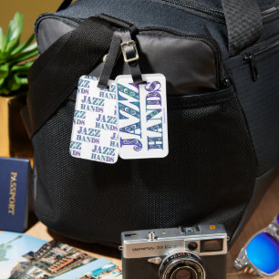 SlipperyJoe's broadway musical Jazz Hands queer ca Luggage Tag