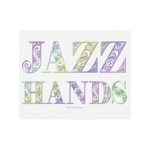 SlipperyJoe's broadway musical Jazz Hands queer ca Metal Print